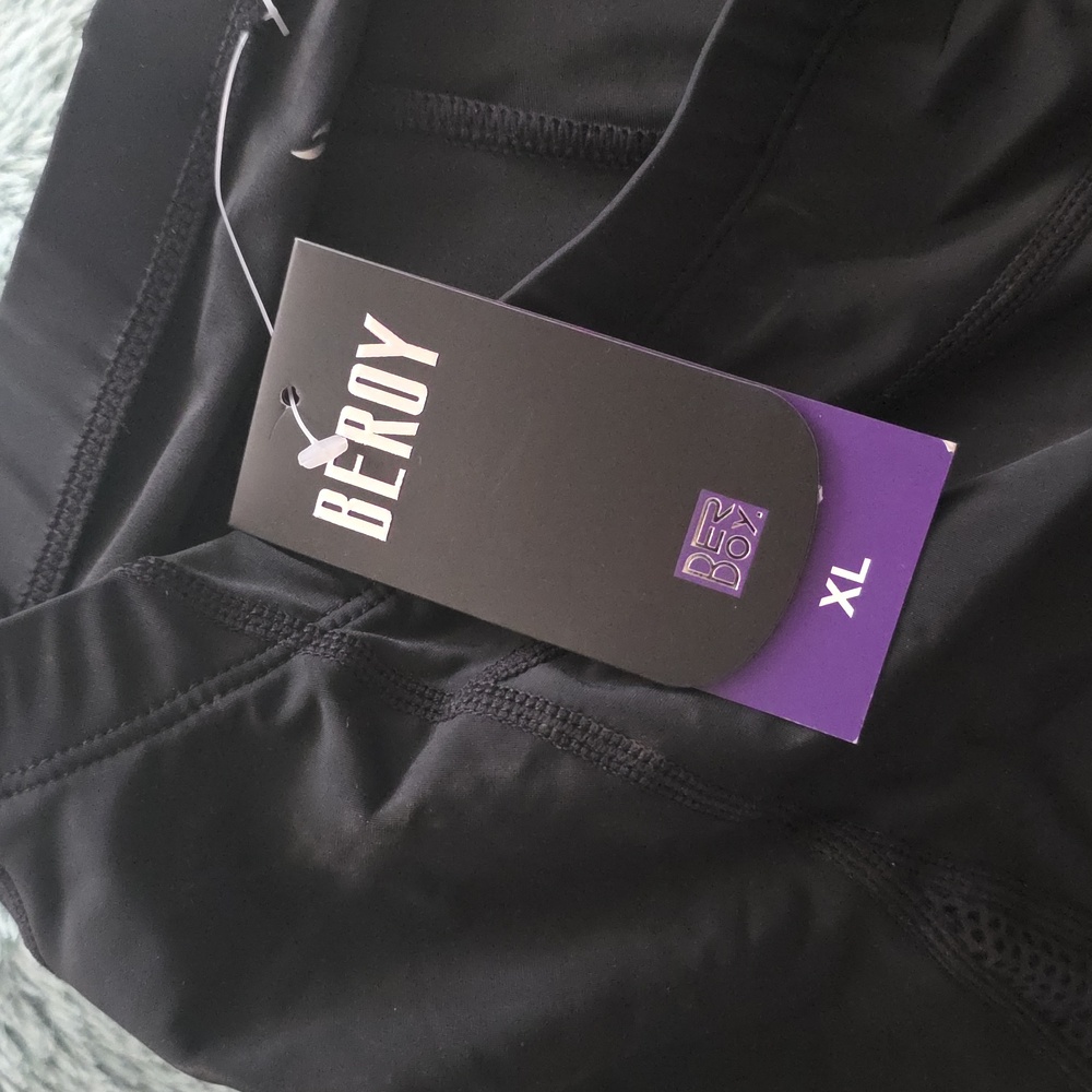 BEROY Black Padded Cycling Shorts